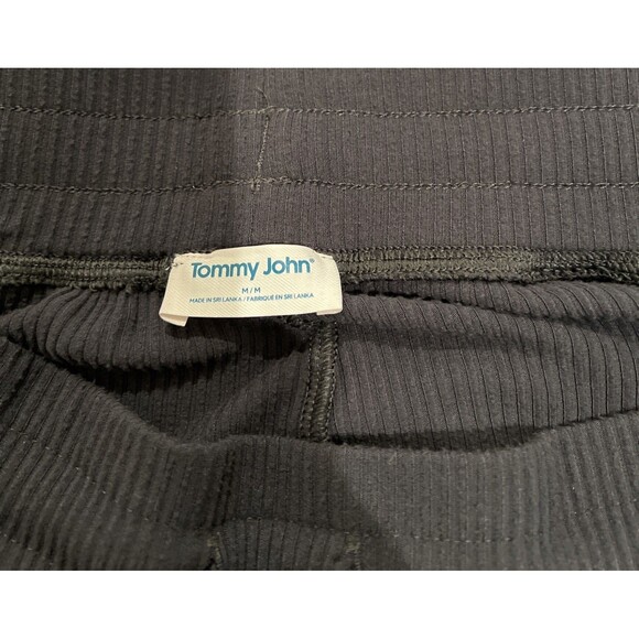 Tommy John Pants Size M Men’s Phantom Gray Brushed Rib Lounge Joggers Pull On - Picture 10 of 10